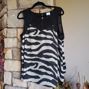 CAbi sleeveless top.  Sz Med